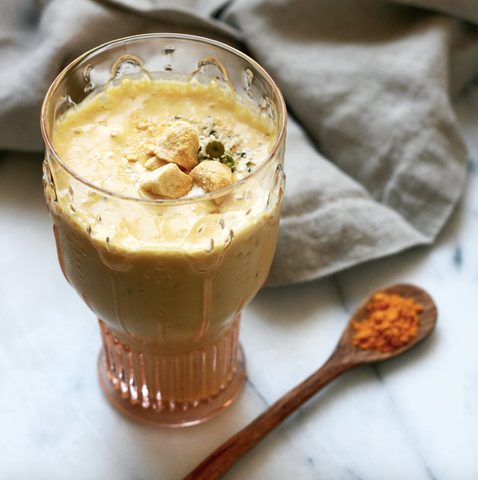 Eat to Feed Preview Recipe - Golden Milk Smoothie